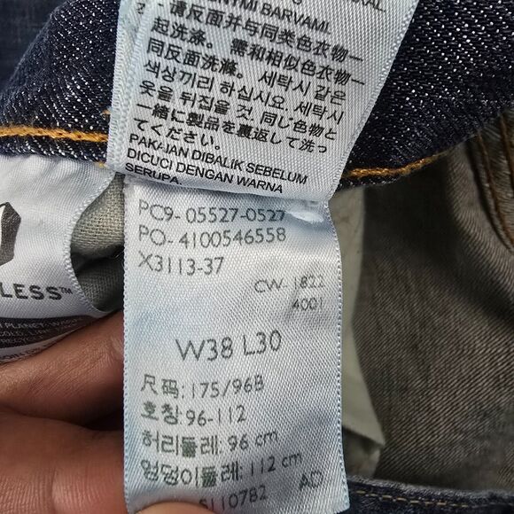 Levi's 527 Bootcut Jeans Dark Wash W38 L30 Denim Pants 4391 - Picture 11 of 12